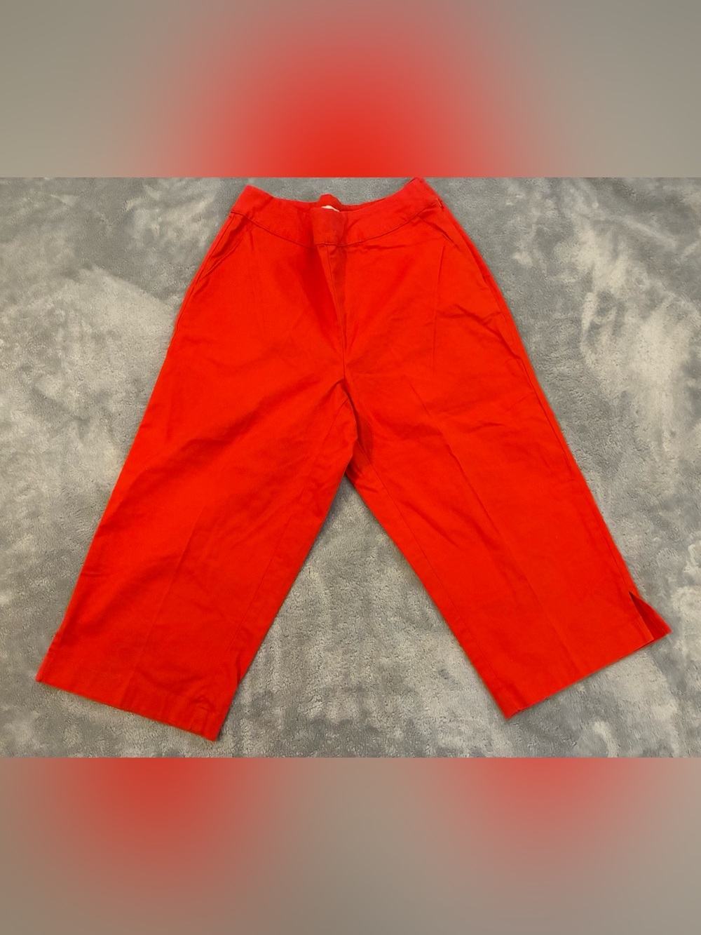 Women’s Y2K Covington Brand Stretch Coral Capris Size 6